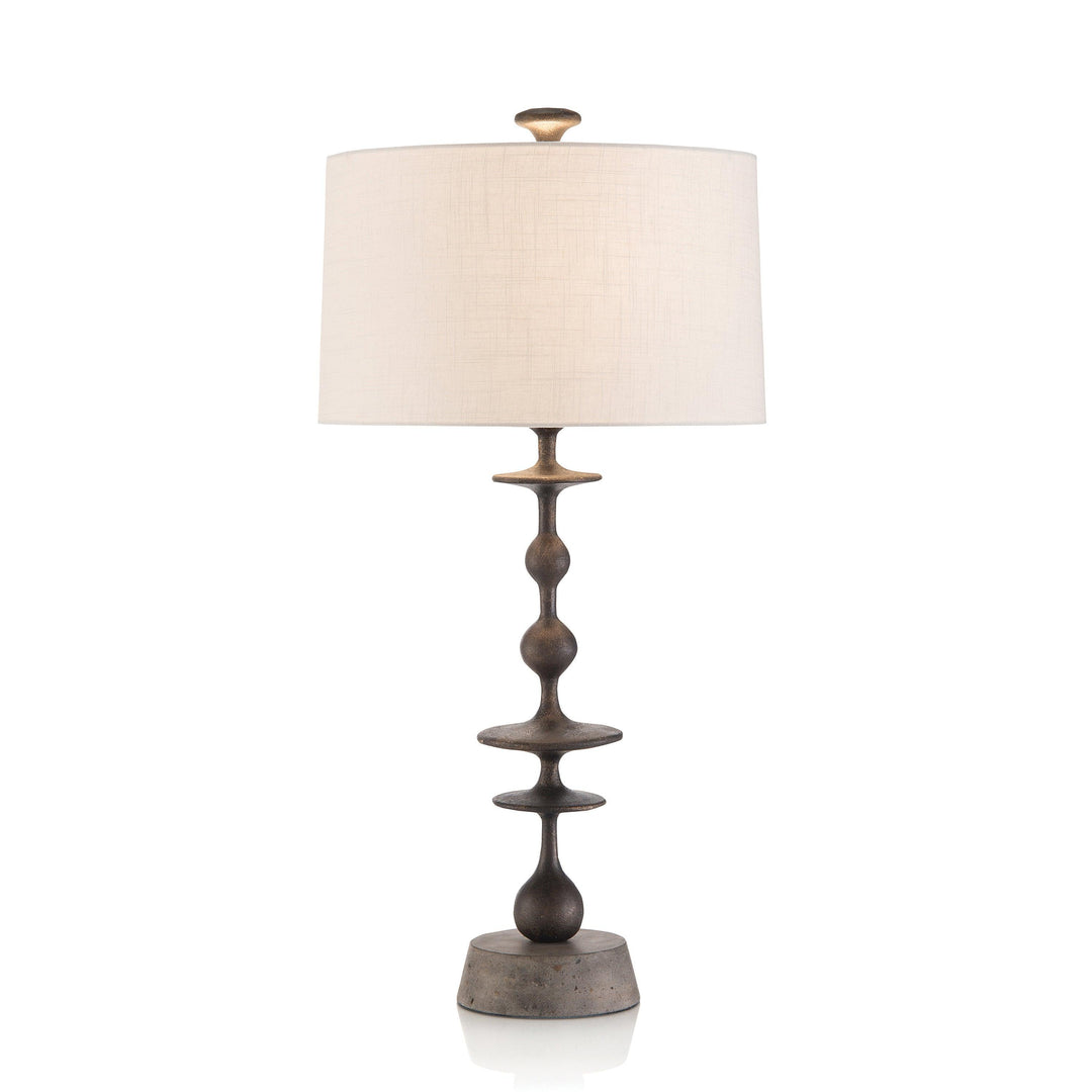 SwayLiving Matte Black Baluster Table Lamp TABLE LAMPS