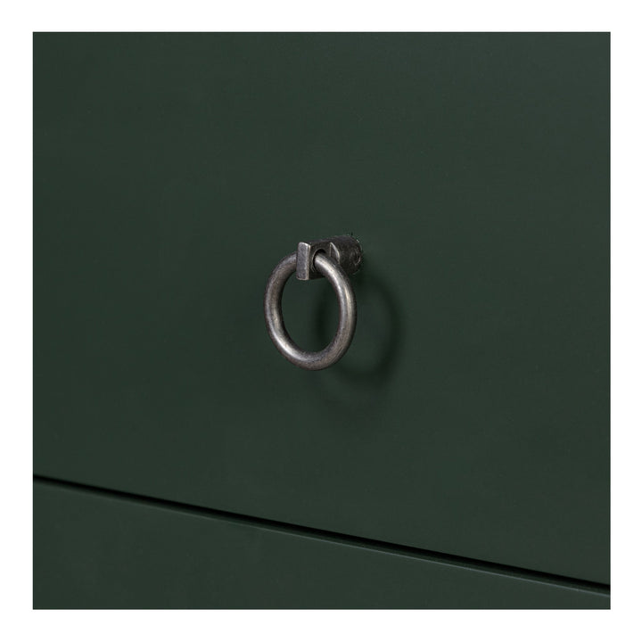 SwayLiving - Reagan 3 Drawer Nightstand Deep Green - JU-1007-27 | SwayLiving