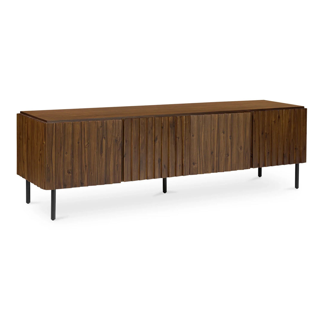 Lincoln Media Cabinet Brown - SwayLiving