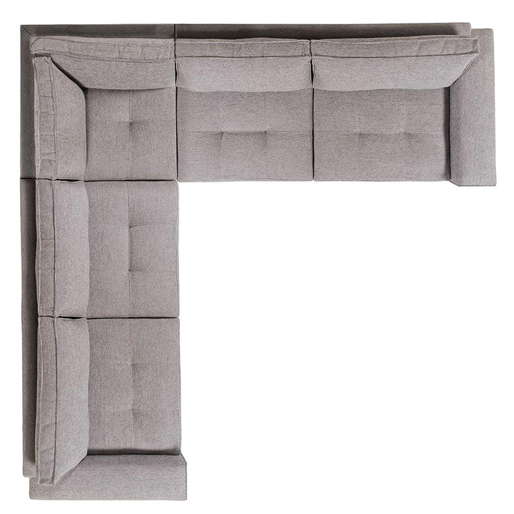 SwayLiving - Nest Fabric Sectional Medium - K1717 | SwayLiving