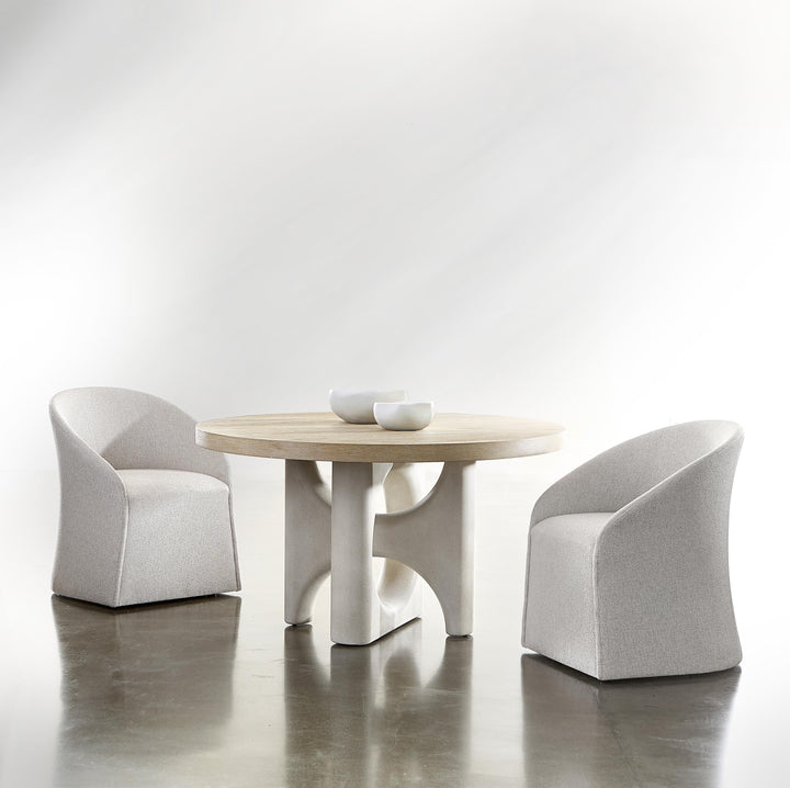 SwayLiving SwayLiving Antibes Round Dining Table 