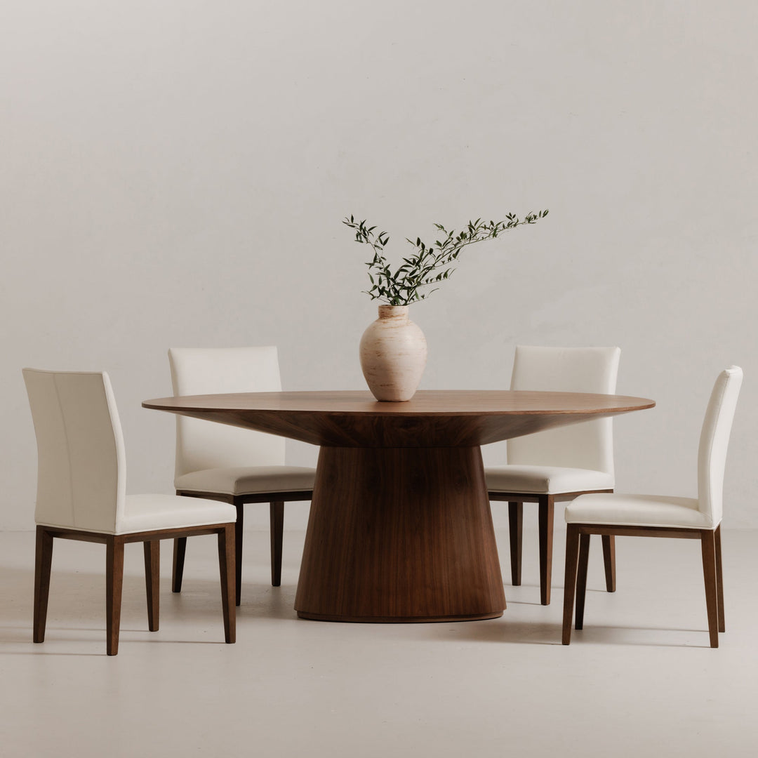SwayLiving - Otago Oval Dining Table Walnut - KC-1007-03-0 | SwayLiving