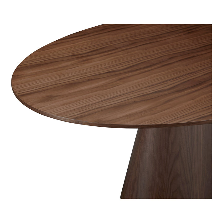 SwayLiving - Otago Oval Dining Table Walnut - KC-1007-03-0 | SwayLiving
