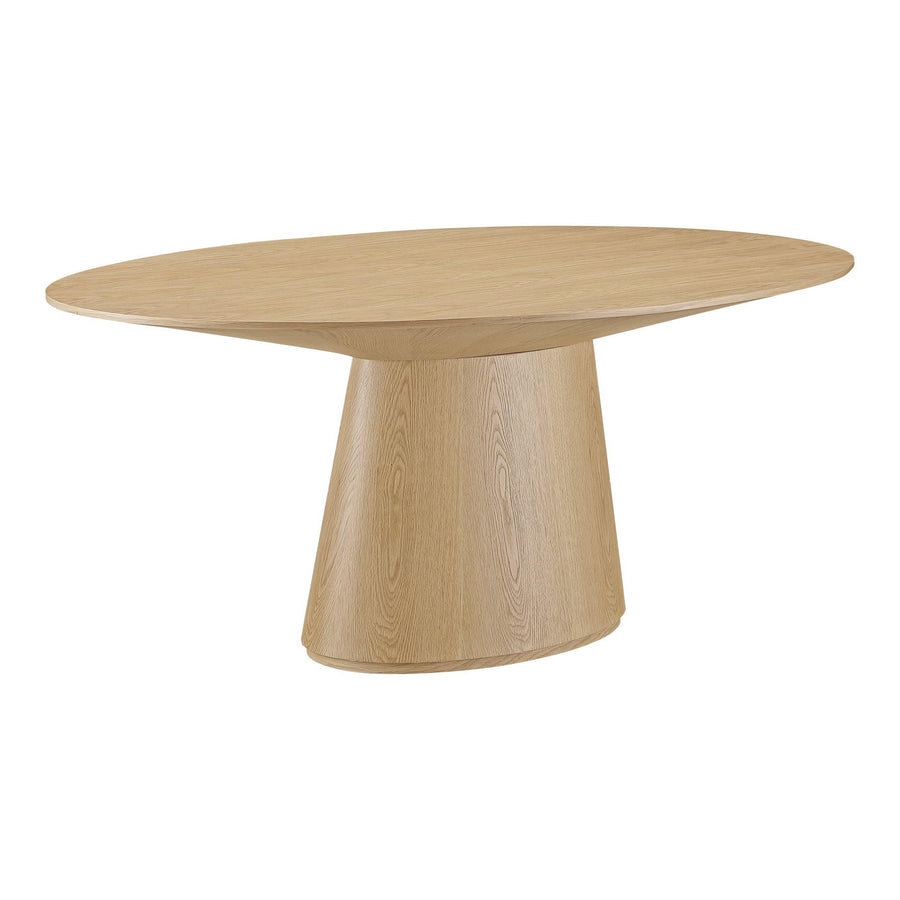 Otago Oval Dining Table Oak - SwayLiving