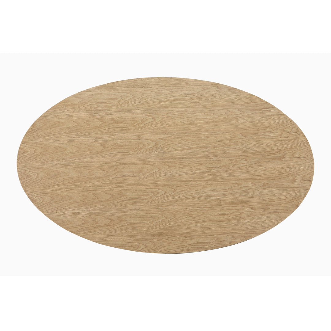 SwayLiving - Otago Oval Dining Table Oak - KC-1007-24-0 | SwayLiving