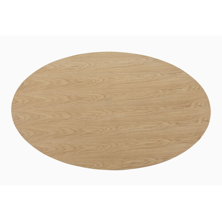 SwayLiving - Otago Oval Dining Table Oak - KC-1007-24-0 | SwayLiving