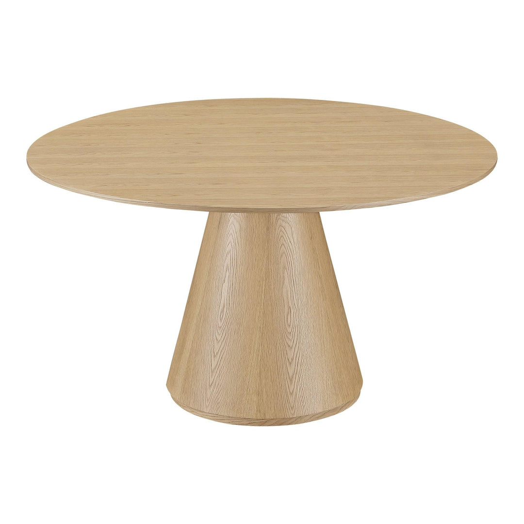 Otago Dining Table Round Oak - SwayLiving