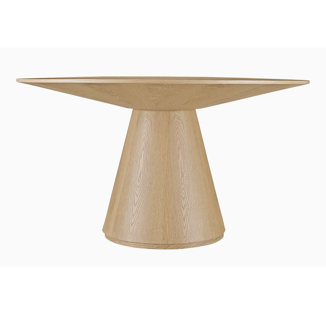 SwayLiving - Otago Dining Table Round Oak - KC-1028-24-0 | SwayLiving