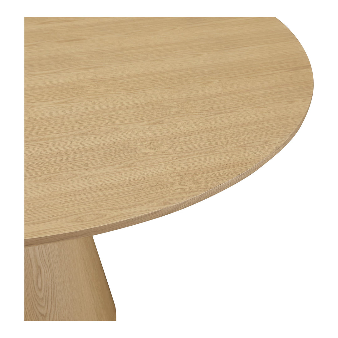 SwayLiving - Otago Dining Table Round Oak - KC-1028-24-0 | SwayLiving