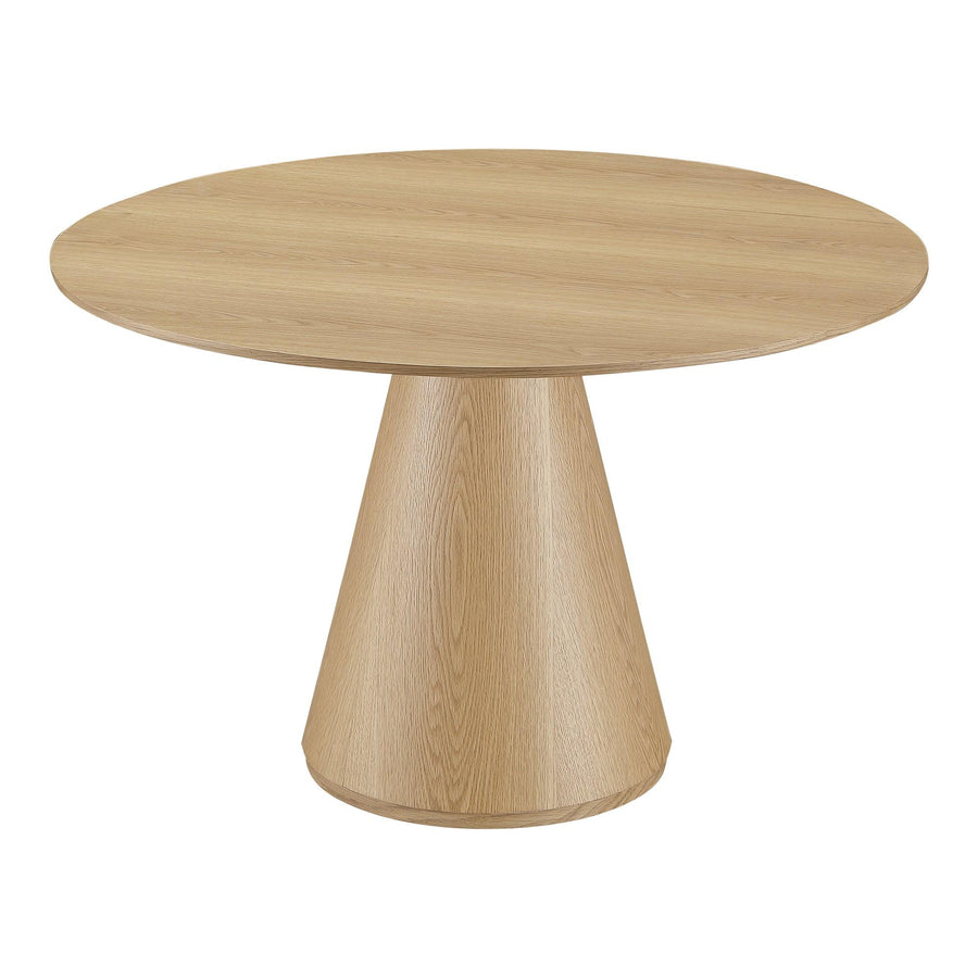 Otago Dining Table 54In Round Oak - SwayLiving