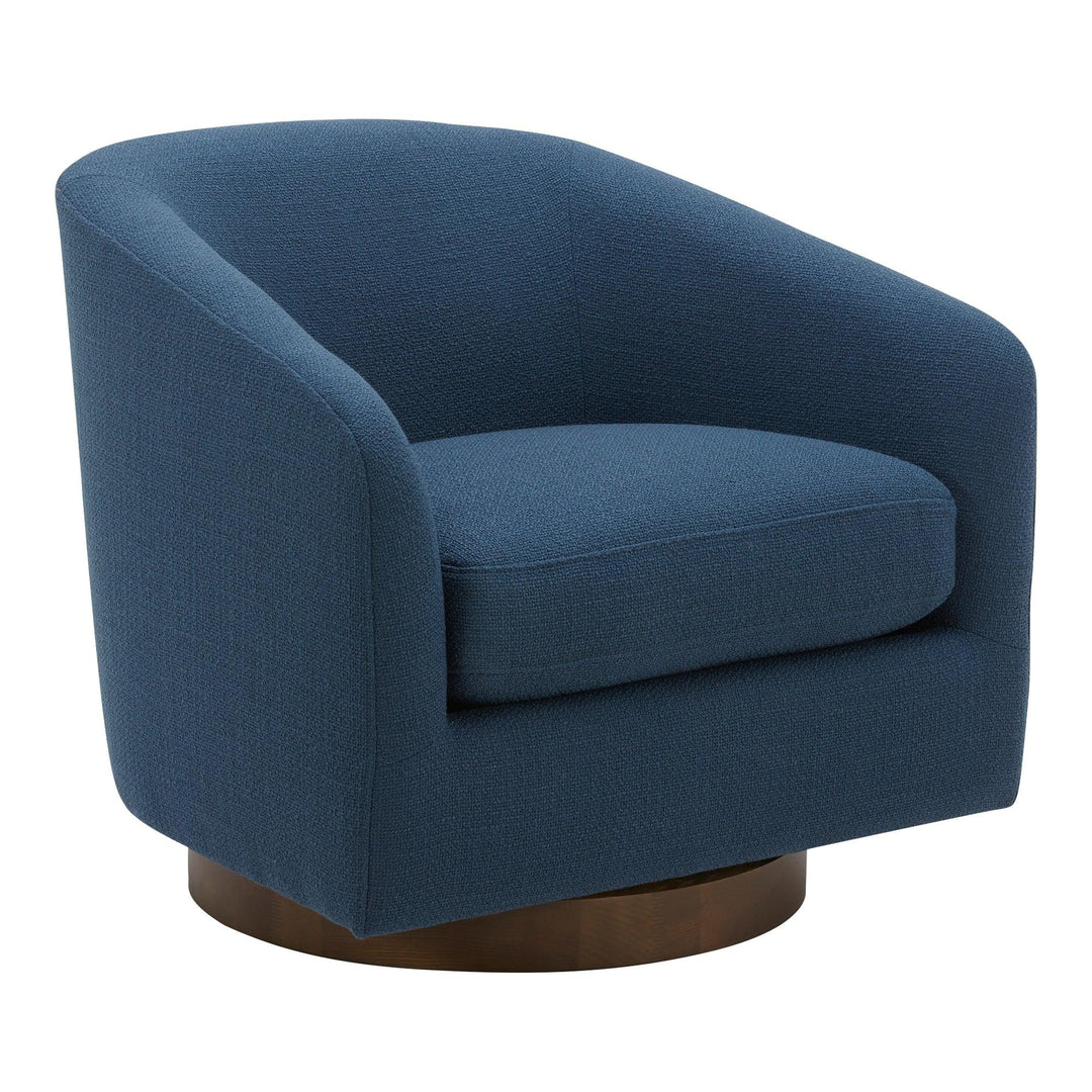 Oscy Swivel Chair Dark Atlantic - SwayLiving