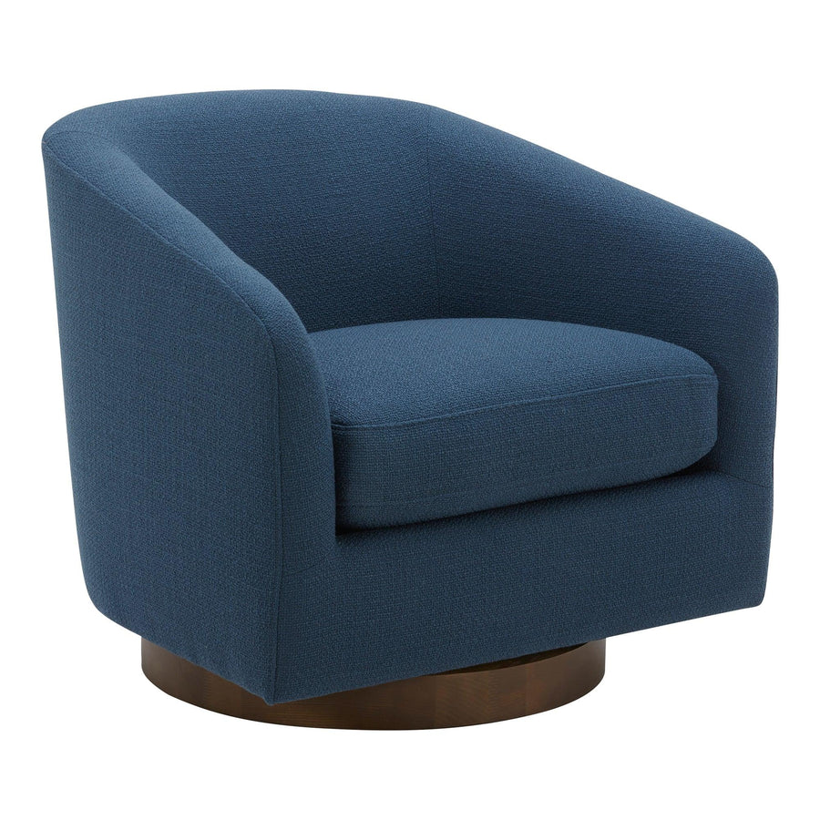 Oscy Swivel Chair Dark Atlantic - SwayLiving