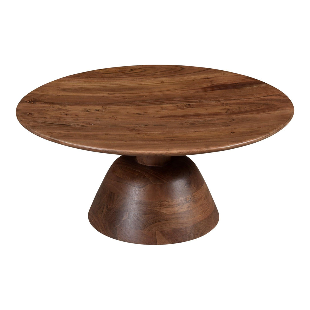 Nels Coffee Table Dark Brown - SwayLiving