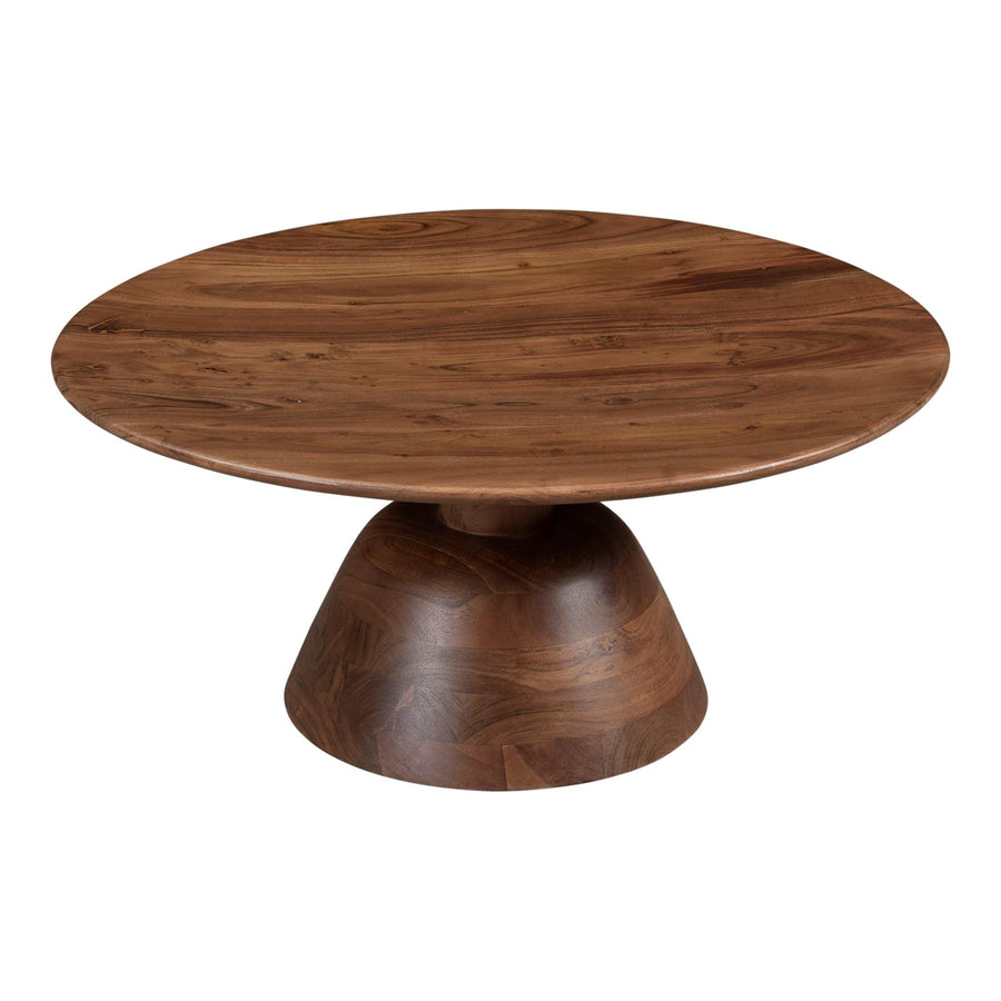 Nels Coffee Table Dark Brown - SwayLiving