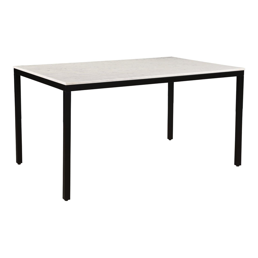 Parson Dining Table White Marble - SwayLiving