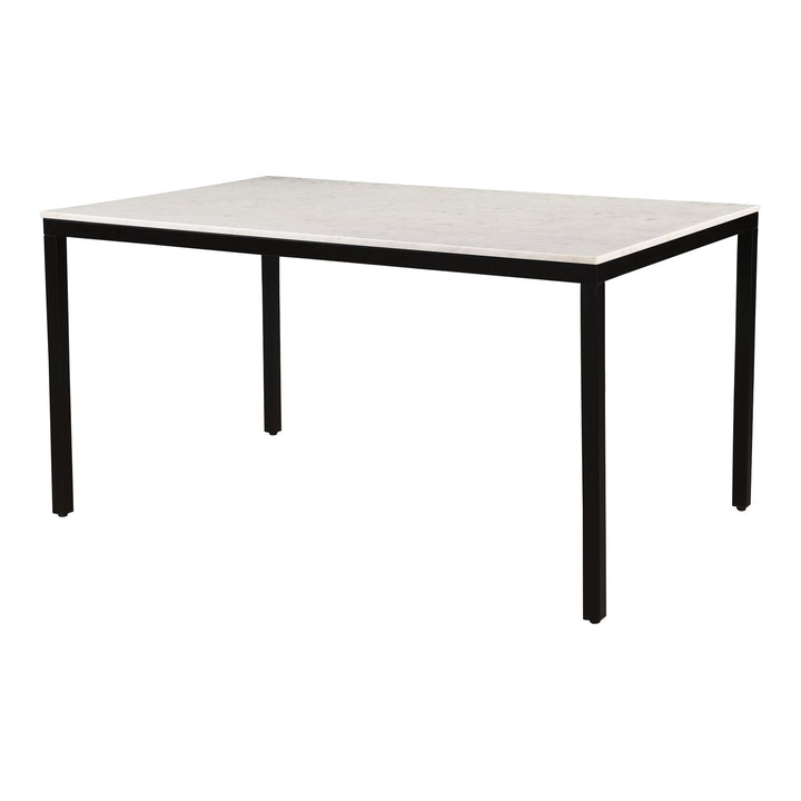 SwayLiving - Parson Dining Table White Marble - KY-1021-02-0 | SwayLiving