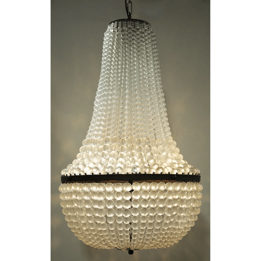 SwayLiving Mist Chandelier, Black Steel CHANDELIERS