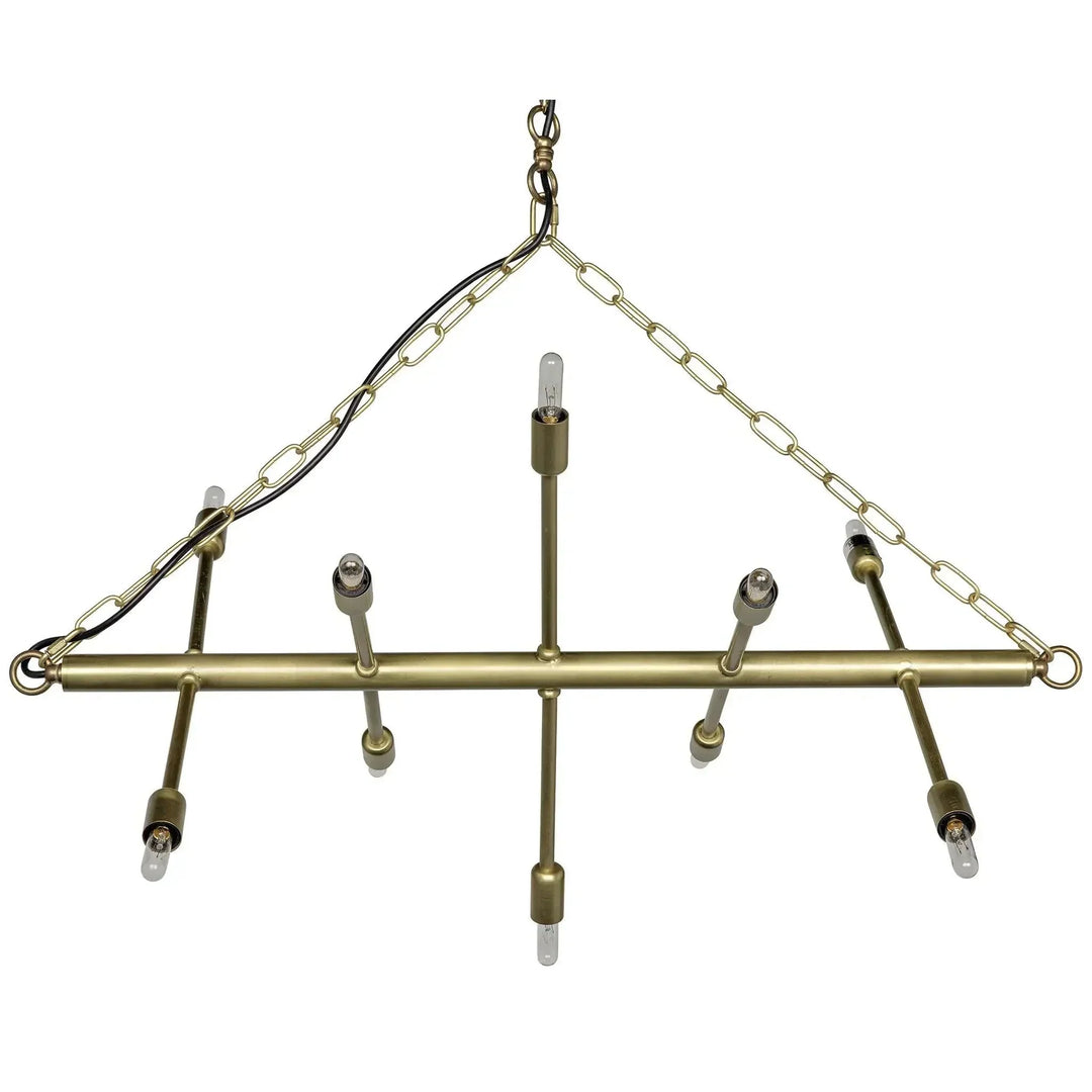 SwayLiving Sperato Chandelier, Antique Brass CHANDELIERS