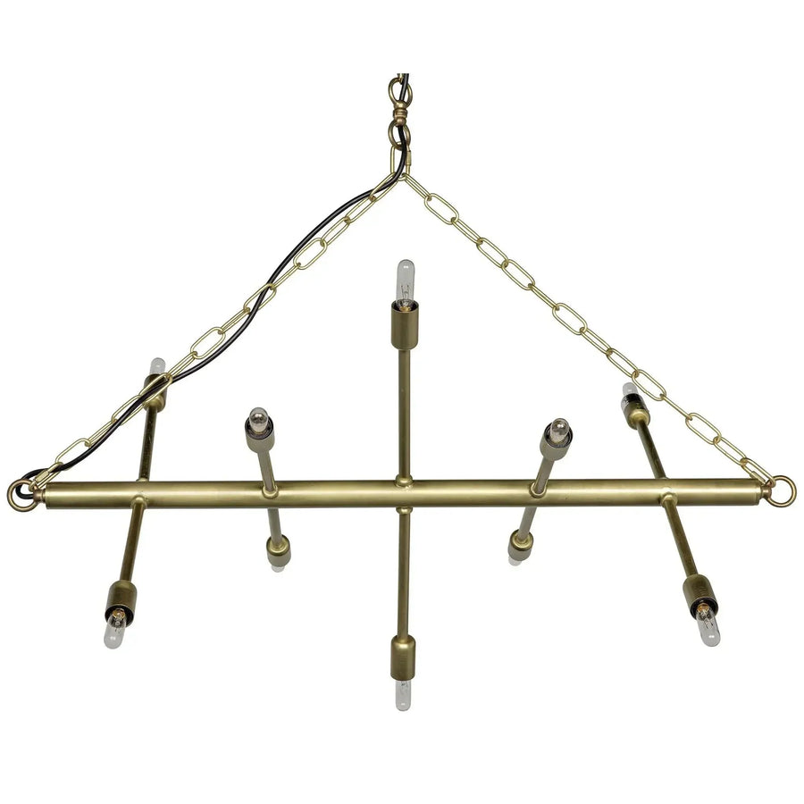 SwayLiving Sperato Chandelier, Antique Brass CHANDELIERS