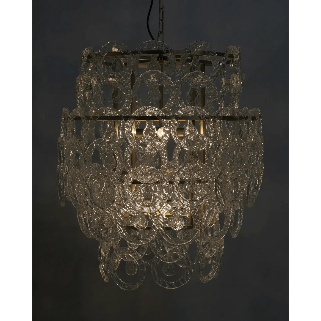 SwayLiving Quebec Chandelier, Metal with Brass Finish CHANDELIERS