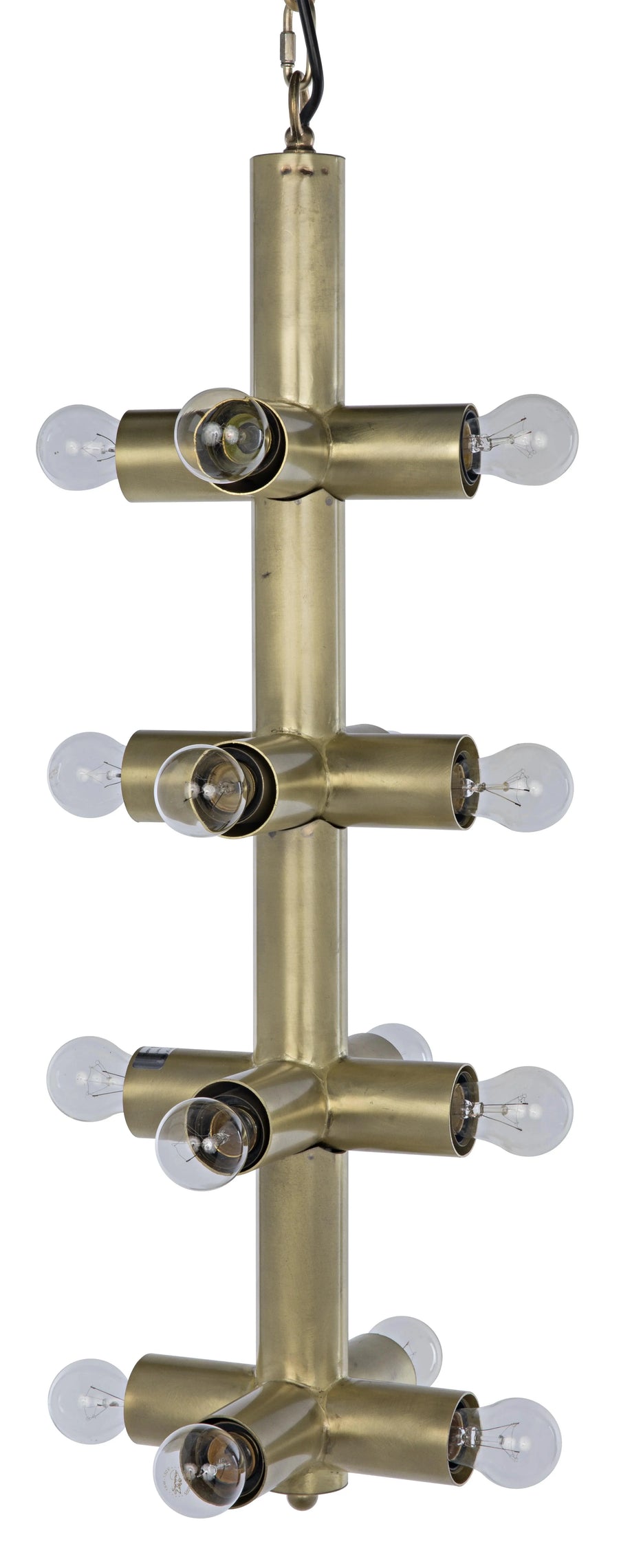 SwayLiving Axe Chandelier, Metal with Brass Finish CHANDELIERS