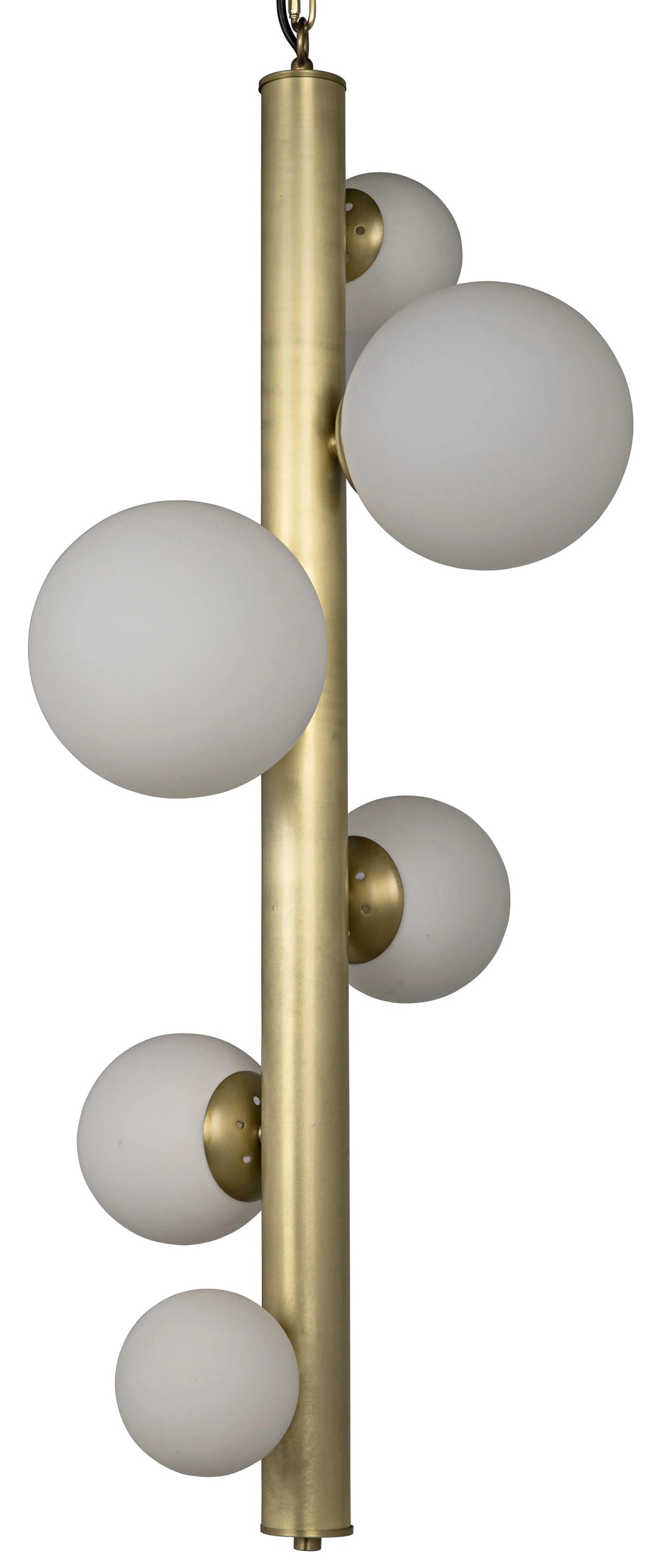 SwayLiving Orellana Chandelier, Metal with Brass Finish CHANDELIERS