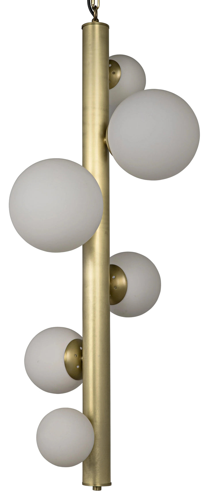 SwayLiving Orellana Chandelier, Metal with Brass Finish CHANDELIERS
