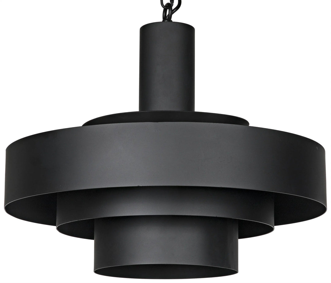 SwayLiving Parlor Pendant, Black Steel PENDANT LIGHTING