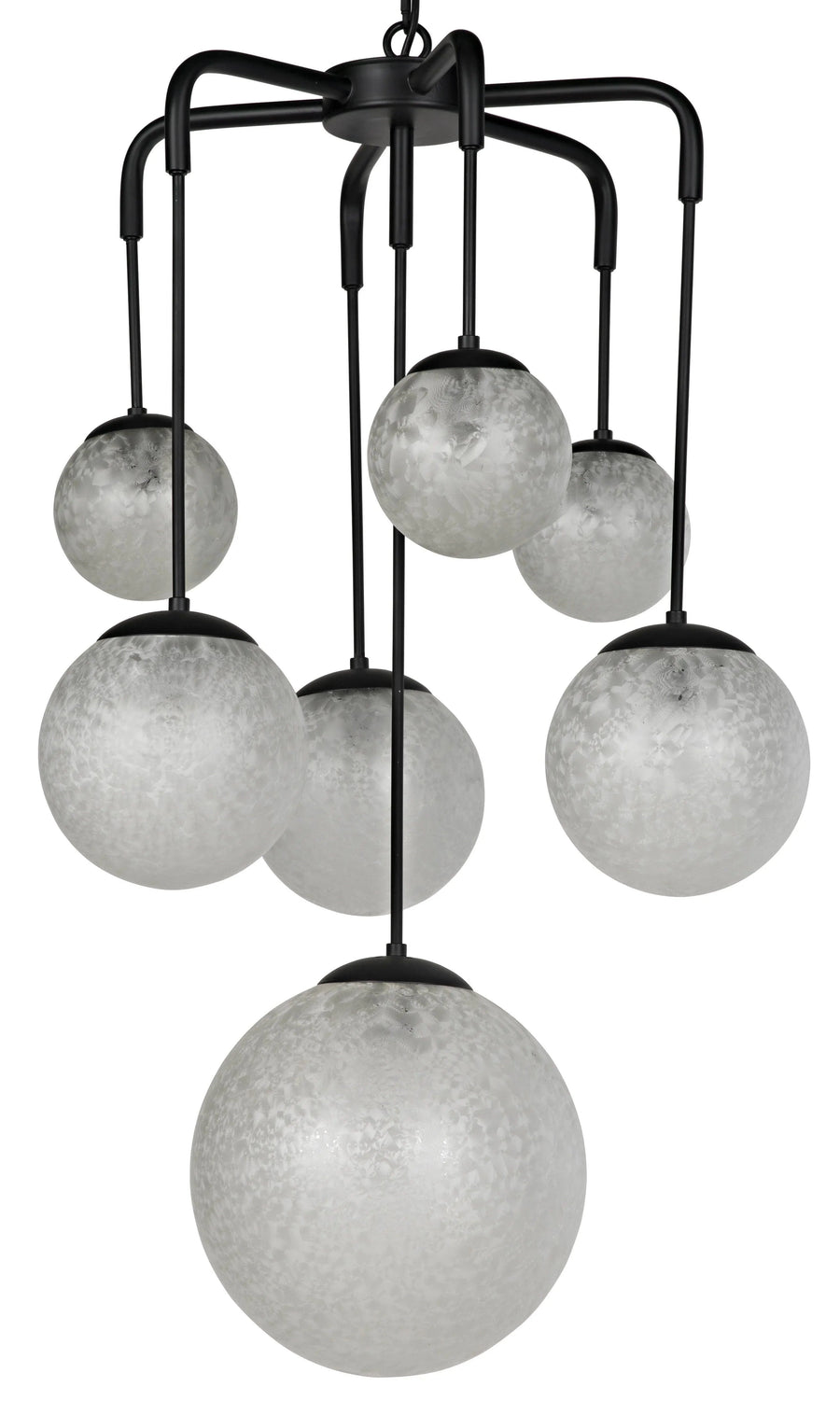 SwayLiving Artemis Chandelier, Steel with Black Finish CHANDELIERS