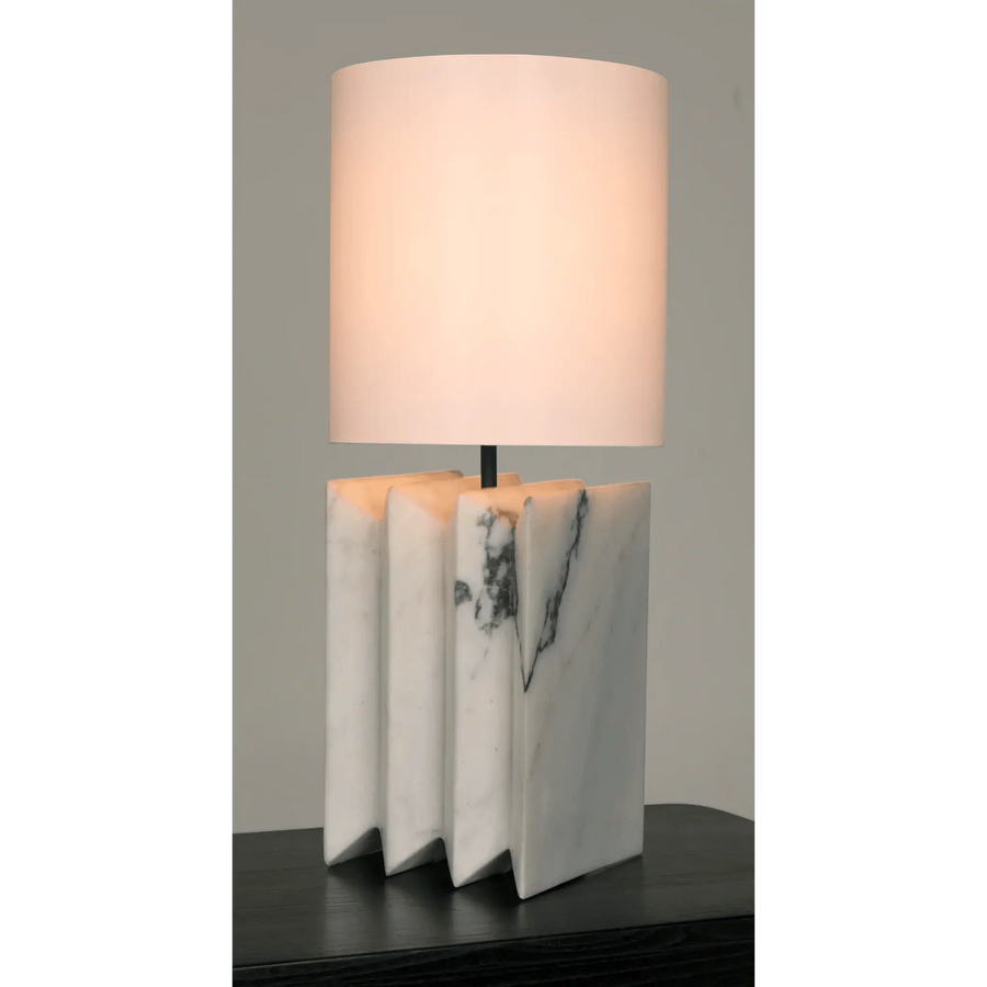 SwayLiving Jman Lamp with Silk Shade TABLE LAMPS