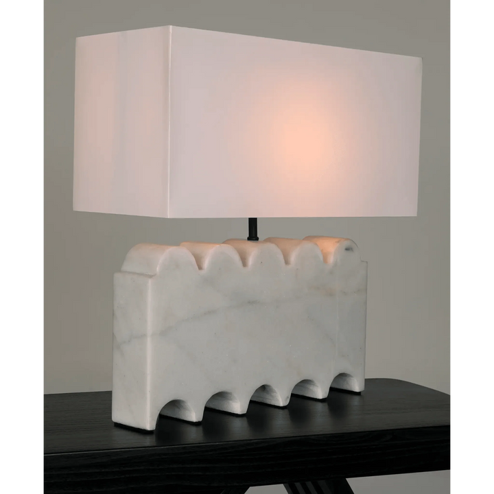 SwayLiving Darth Lamp with Silk Shade TABLE LAMPS