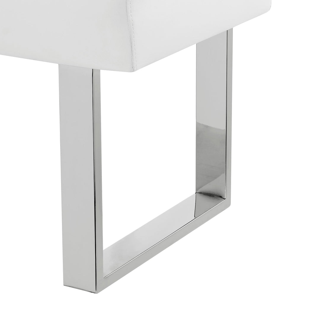White-Brushed Stainless Steel