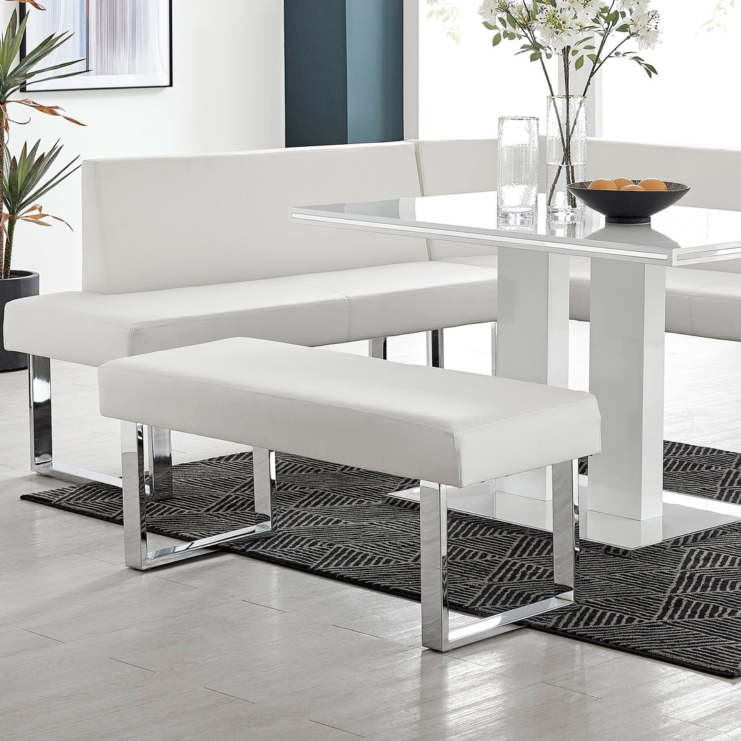 White-Brushed Stainless Steel