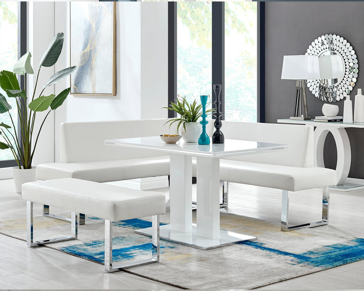 White-Brushed Stainless Steel