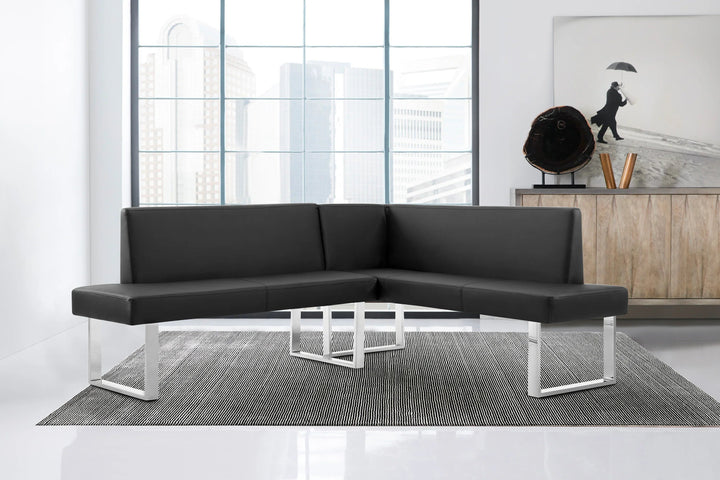 Black-Brushed Stainless Steel