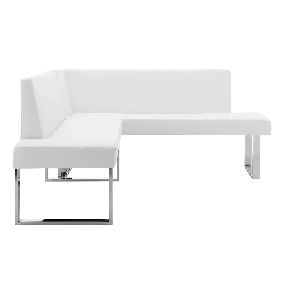 White-Brushed Stainless Steel