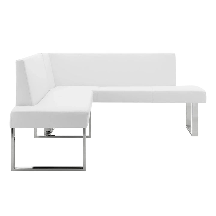White-Brushed Stainless Steel