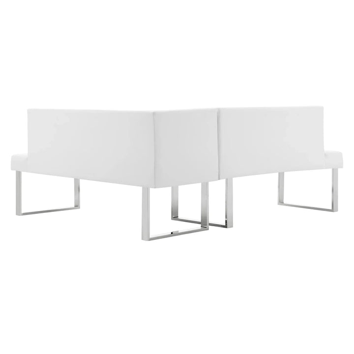 White-Brushed Stainless Steel