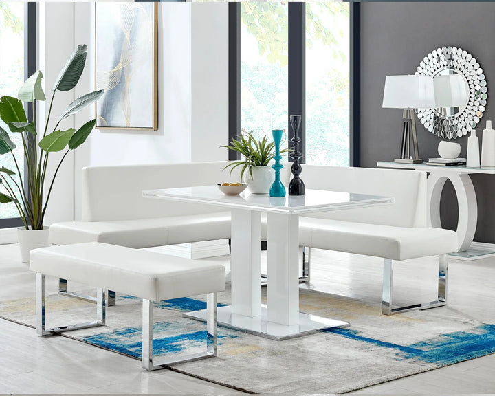White-Brushed Stainless Steel