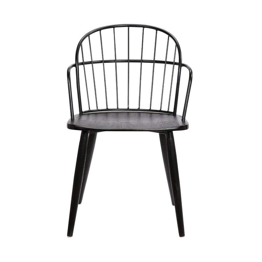 Black-Black Brushed Wood