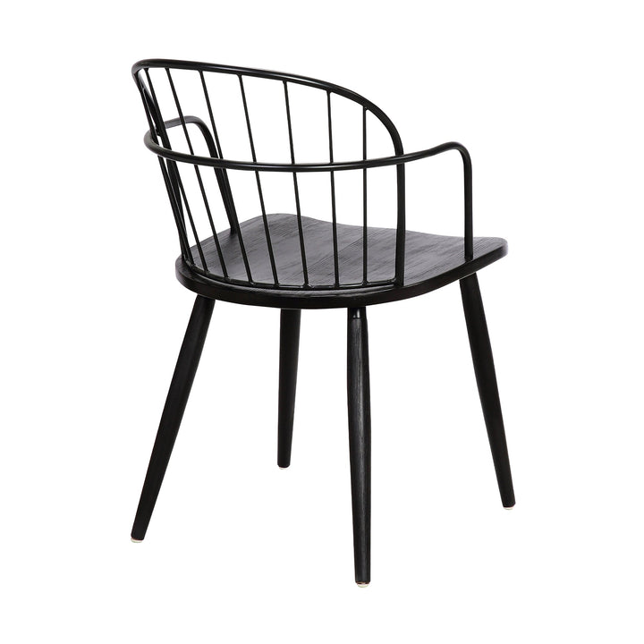 Black-Black Brushed Wood