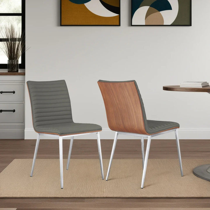 Gray-Brushed Stainless Steel