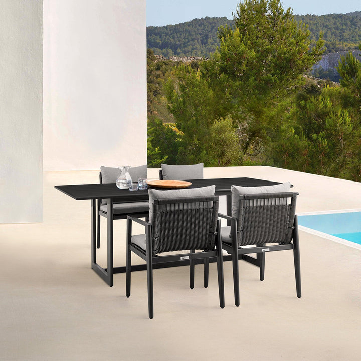 SwayLiving SwayLiving Cayman Outdoor Dining Arm Chair Set of 2