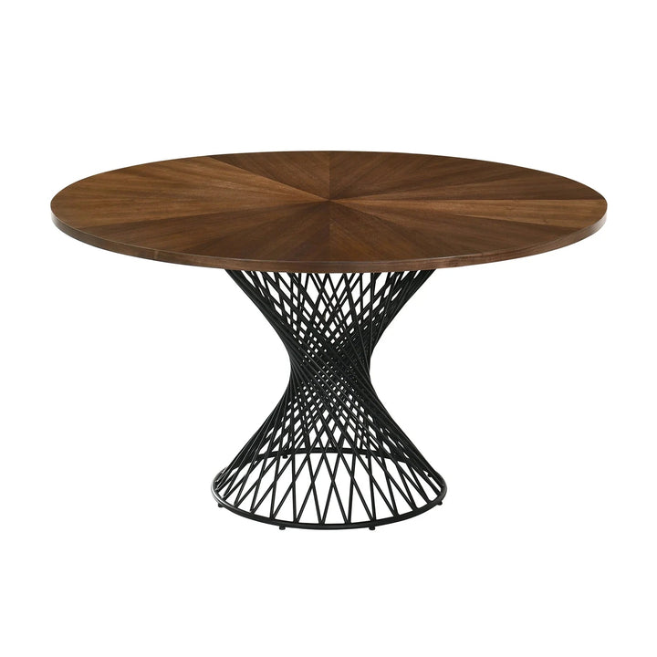 Brown-Walnut, Leg: Epoxy Black