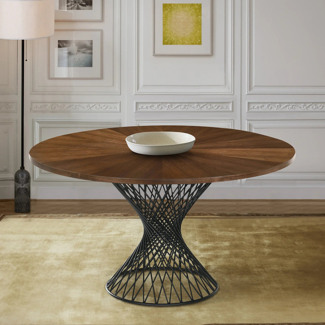 Brown-Walnut, Leg: Epoxy Black
