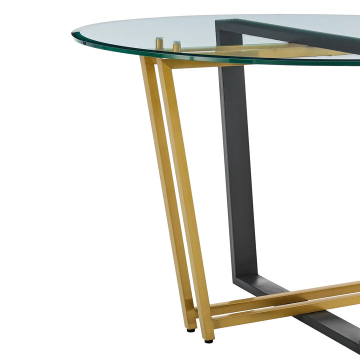 Gold Stainless Steel and Black Iron-Gold - Black