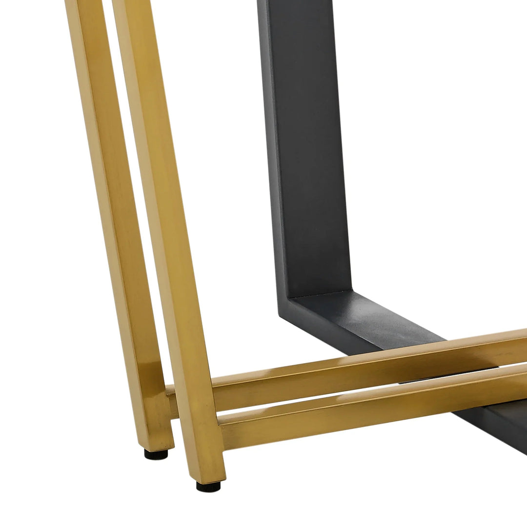Gold Stainless Steel and Black Iron-Gold - Black