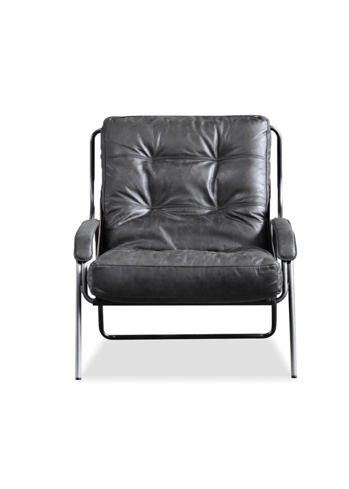 Antique Raven Black Leather