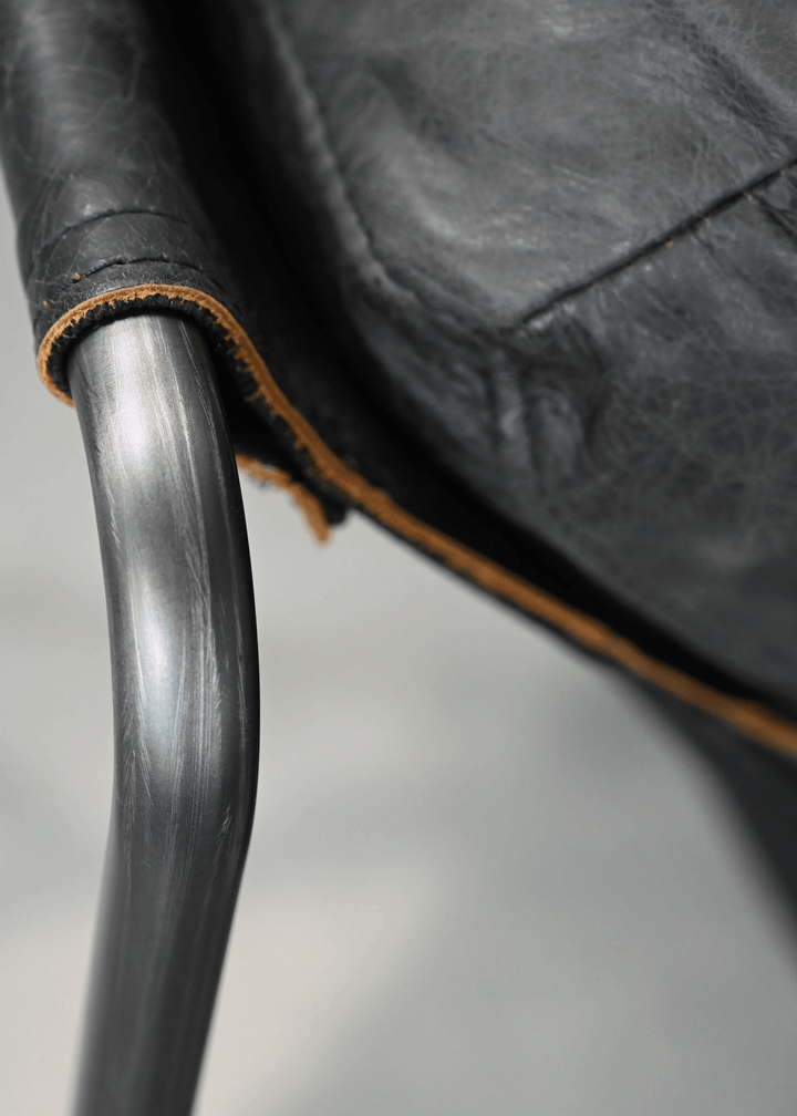Antique Raven Black Leather