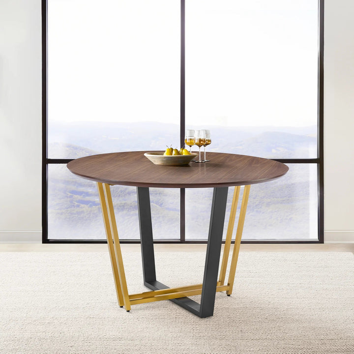 Walnut-Gold - Black